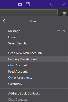 Existing Email Address